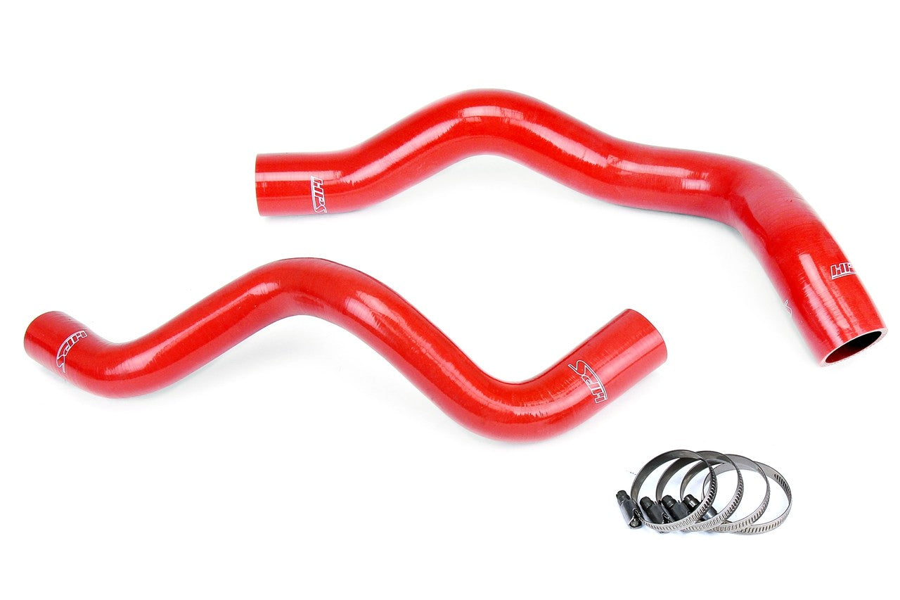 HPS Performance 57-1332-RED Silicone Radiator Coolant Hose Kit For 94-95 Ford Mustang Base V6 3.8L