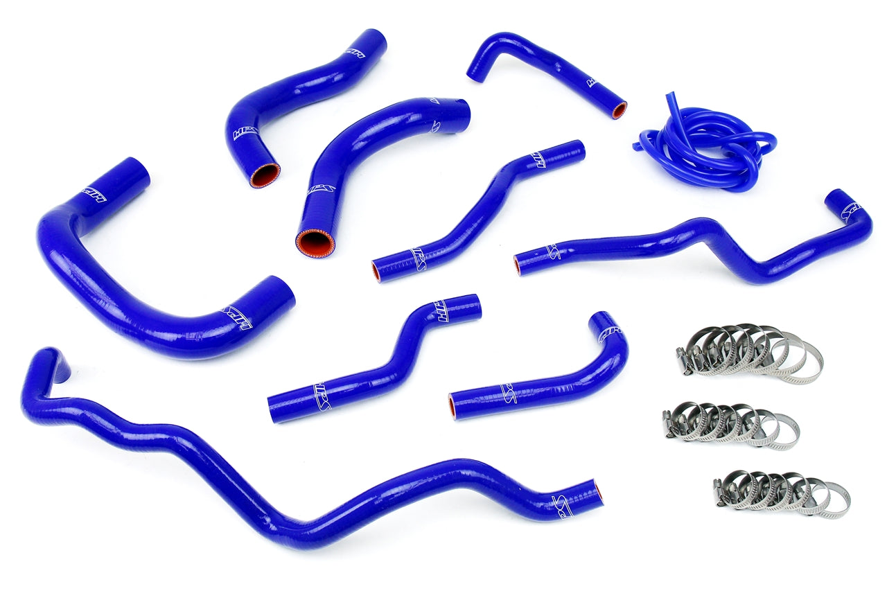 HPS Performance 57-1341-BLUE Silicone Radiator/Heater Coolant Hose Kit For 08-14 Scion iQ 1.3L 4Cyl
