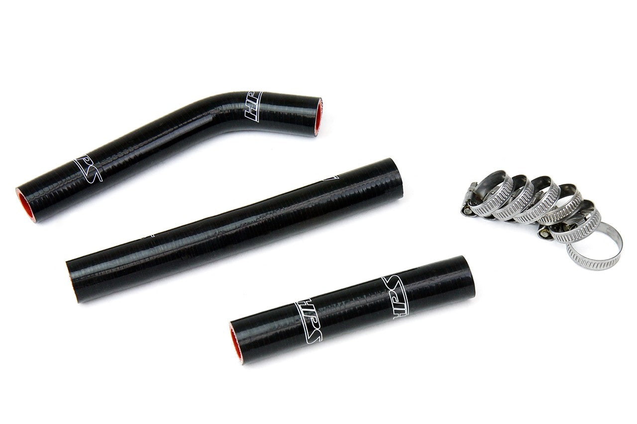 HPS Performance 57-1355-BLK Silicone Radiator Coolant Hose Kit For KTM 07-10 125SX 144SX 150SX