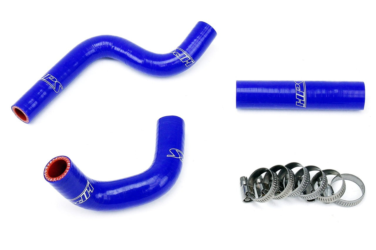 HPS Performance 57-1364-BLUE Silicone Radiator Coolant Hose Kit For 98-12 Kawasaki KX80 KX85 KX100