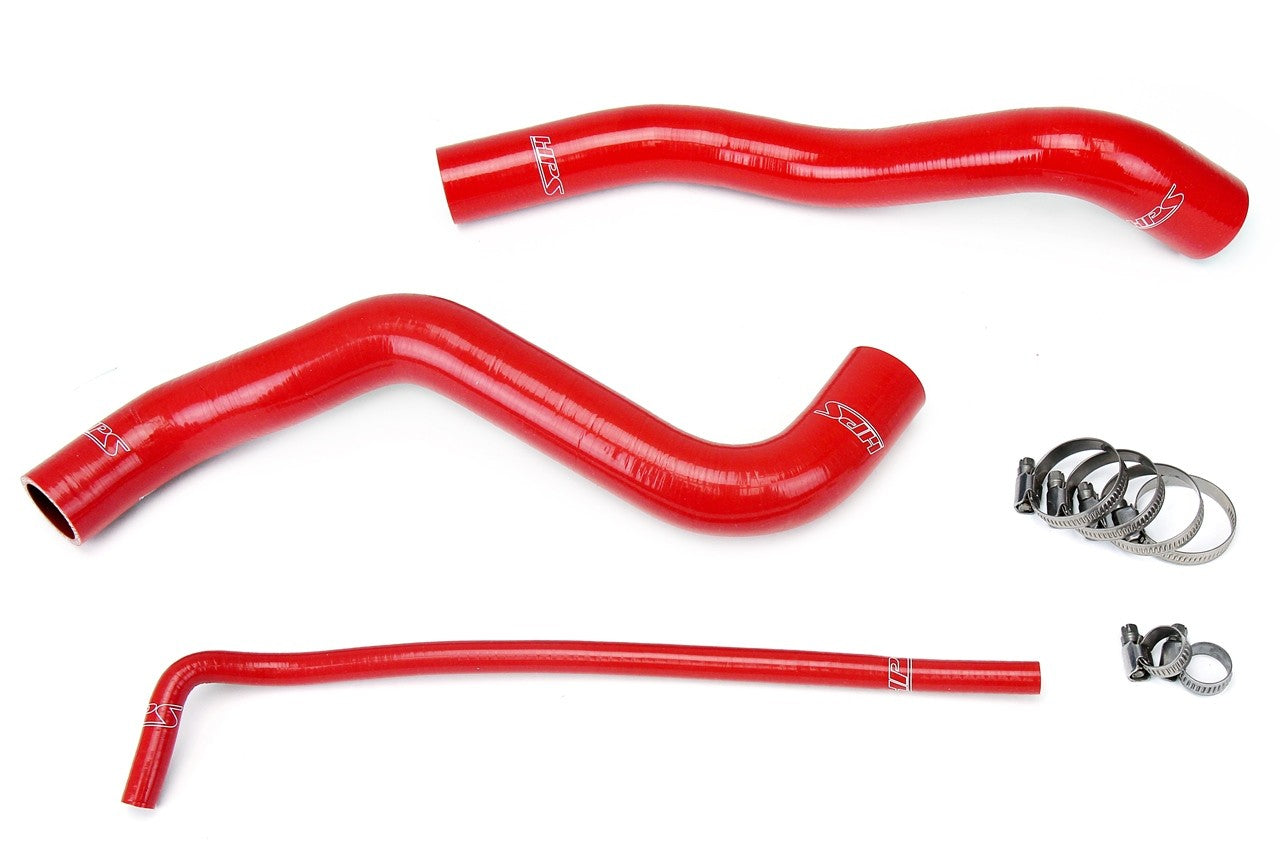 HPS Performance 57-1399-RED Silicone Radiator Coolant Hose Kit For 12-15 Chevy Camaro SS / ZL1 6.2L V8, Z28 7.0L V8