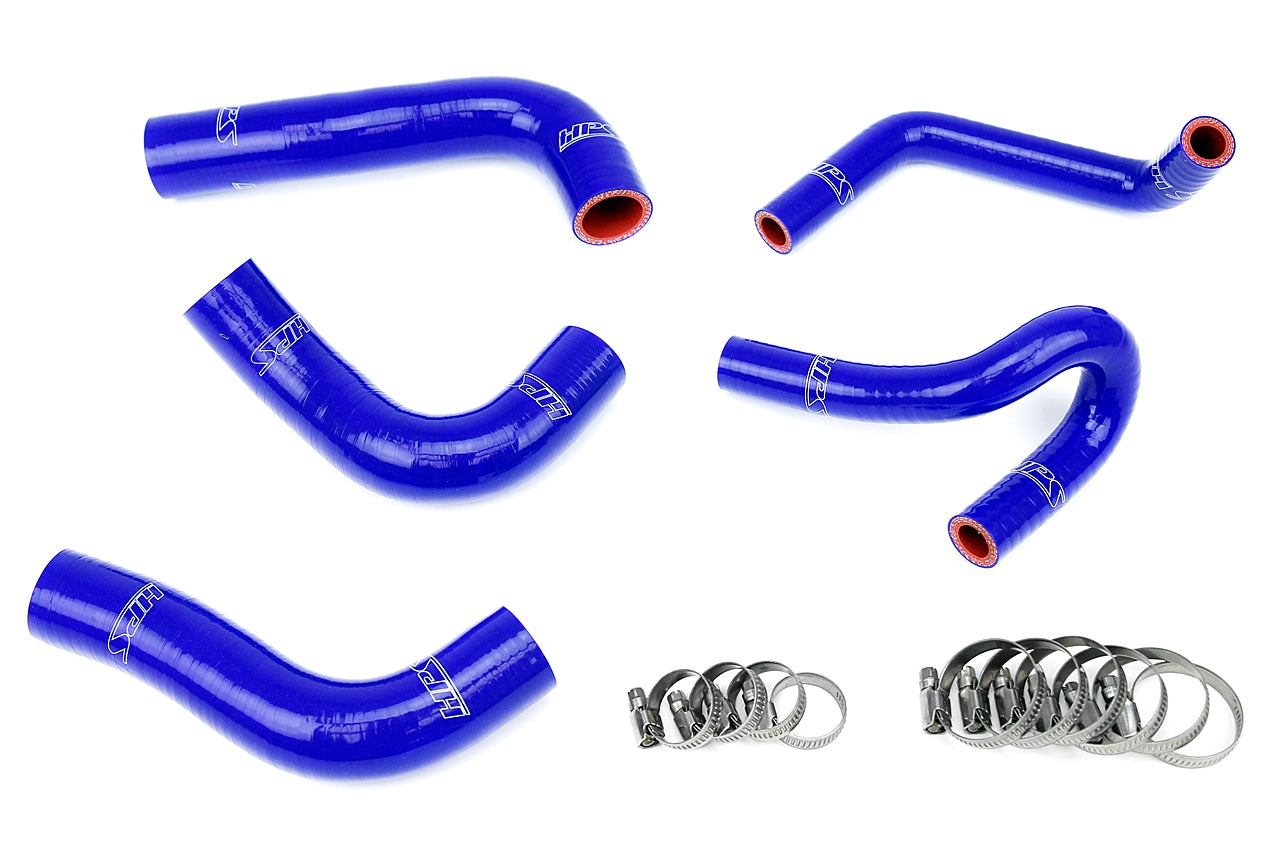 HPS Performance 57-1412-BLUE Silicone Radiator/Heater Coolant Hose Kit 94-97 Mazda Miata 1.8L