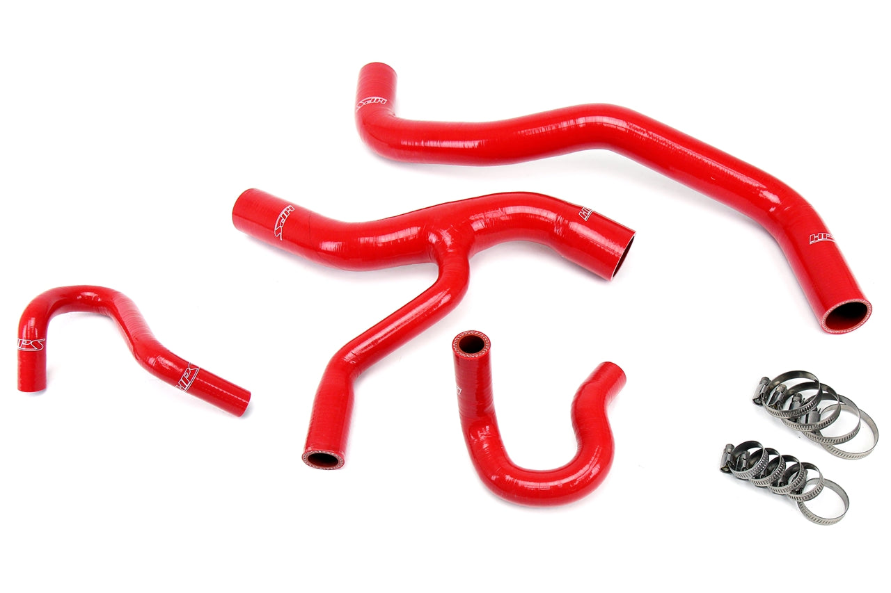 HPS Performance 57-1416-RED Silicone Radiator/Heater Coolant Hose Kit 96-00 Ford Mustang GT 4.6L V8
