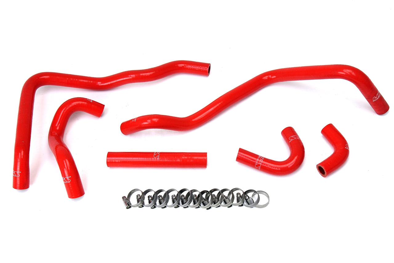 HPS Performance 57-1433-RED Silicone Heater Coolant Hose Kit For 00-05 Toyota MR2 Spyder 1.8L