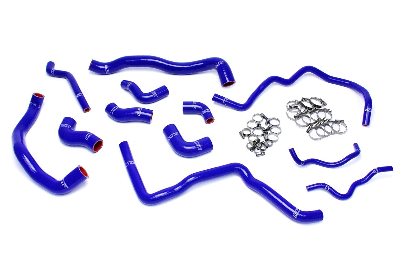 HPS Performance 57-1476-BLUE Silicone Radiator/Ancillary Coolant Hose For 06-08 Audi A3/GTI/Jetta & 07-09 Eos 2.0T FSI LHD