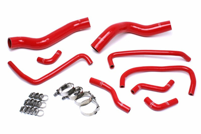 HPS Performance 57-1503-RED Silicone Radiator/Heater Coolant Hose Kit For 13-17 Dodge Viper SRT-10 8.4L V10