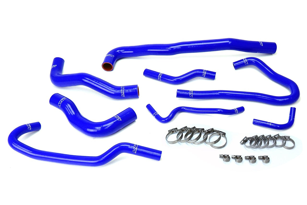 HPS Performance 57-1546-BLUE Silicone Radiator/Heater Coolant Hose Kit For 16-25 Mazda MX-5 Miata 2.0L ND