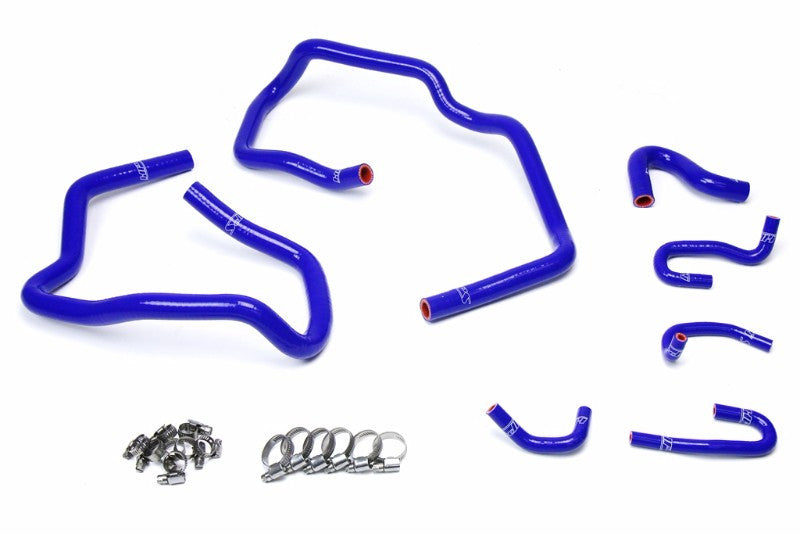 HPS Performance 57-1547-BLUE Silicone Heater Coolant Hose Kit For 10-14 Toyota FJ Cruiser 4.0L V6
