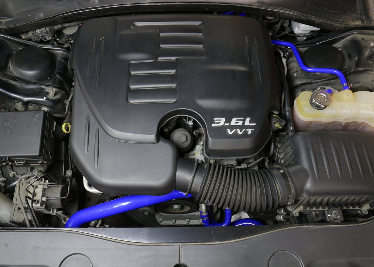 HPS Performance installation Silicone Radiator/Heater Coolant Hose Kit For 11-23 Chrysler 300/Dodge Charger/Dodge Challenger 3.6L
