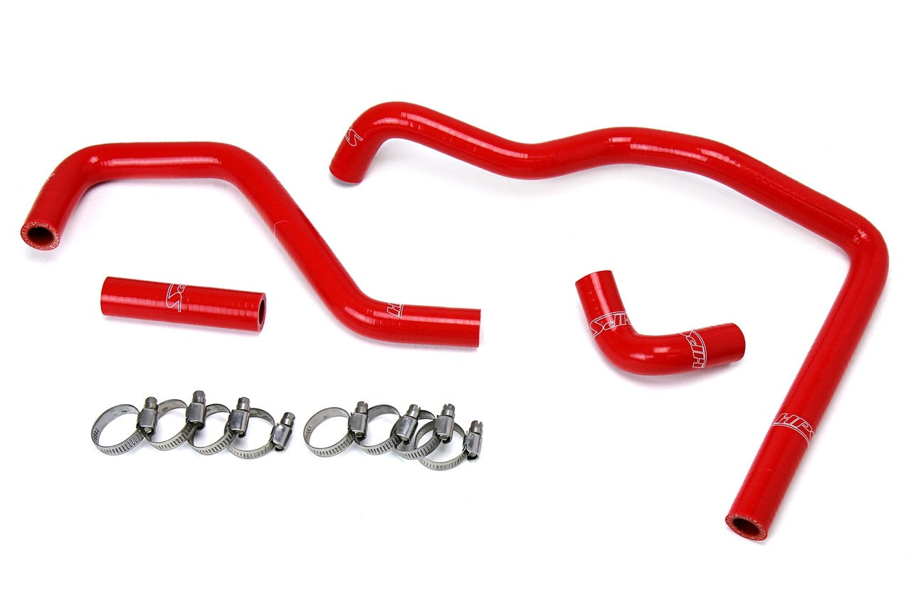 HPS Performance 57-1587-RED Silicone Heater Coolant Hose Kit For 84-88 Toyota 4Runner Pickup 22RE Non Turbo EFI
