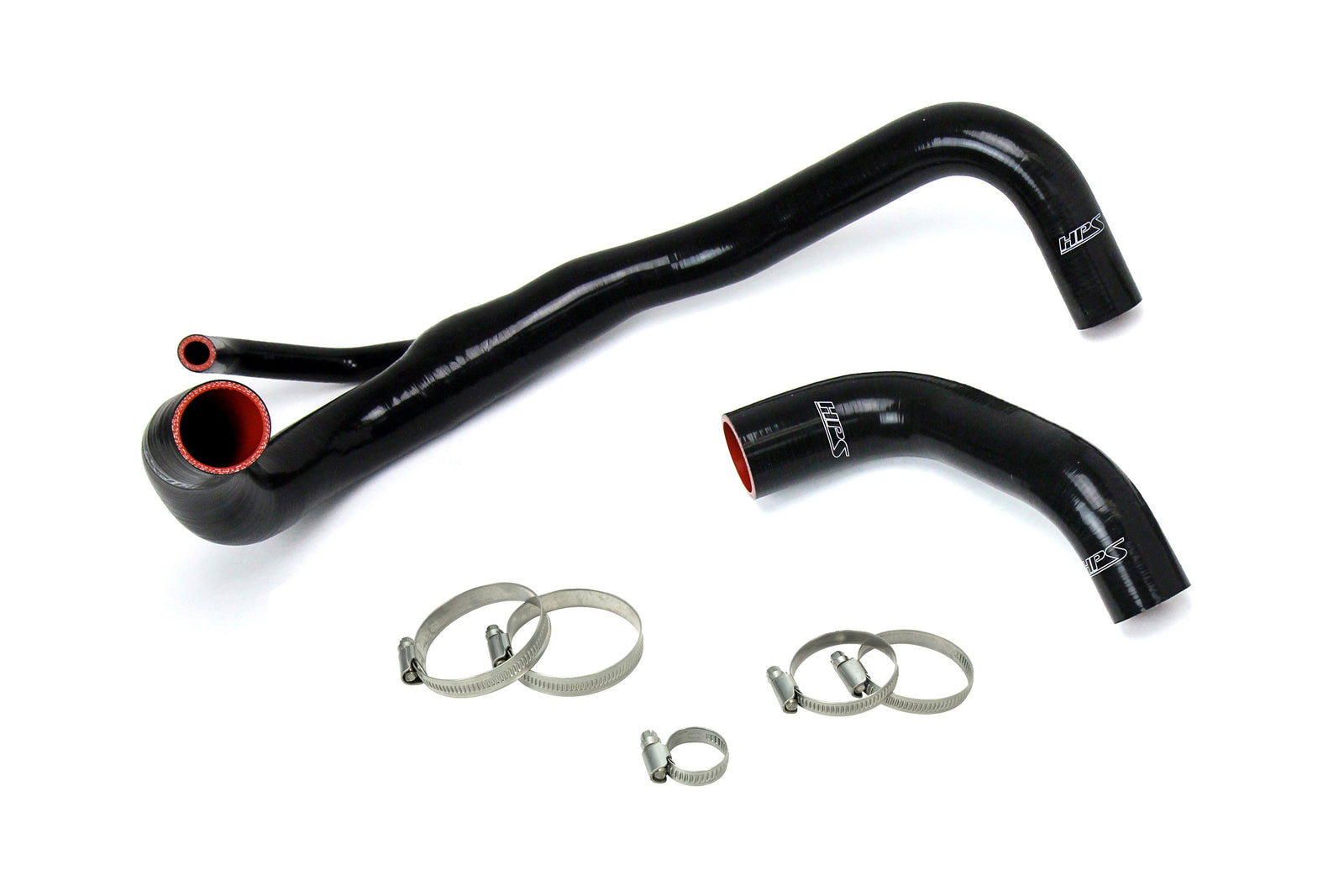57-1646R-BLK HPS Black 3-Ply Silicone Radiator Hose Kit For 11-20 Charger 5.7L V8 Pursuit