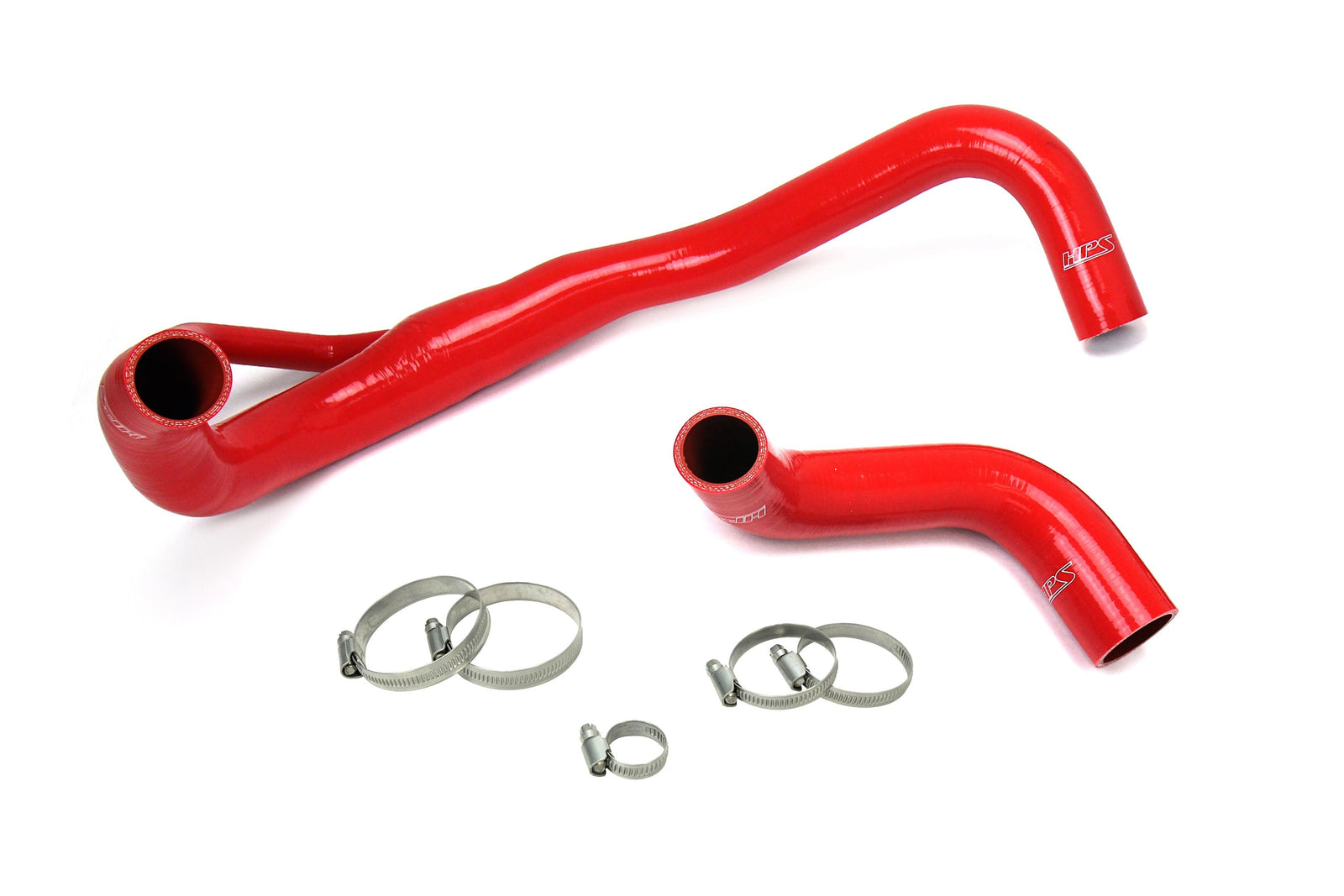 HPS Performance 57-1646R-RED Silicone Radiator Coolant Hose Kit For 11-20 Dodge Charger 5.7L V8 Pursuit