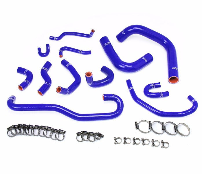 HPS Performance 57-1656-BLUE Silicone Radiator/Heater Coolant Hose Kit For 89-92 Toyota 4Runner/Pickup 3.0L V6 LHD