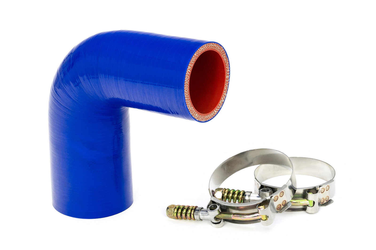 HPS Performance Blue 6-Ply Silicone Transmission Oil Cooler Hose Kit For Volvo Mack MP7 Engine Replace OE# 23092712