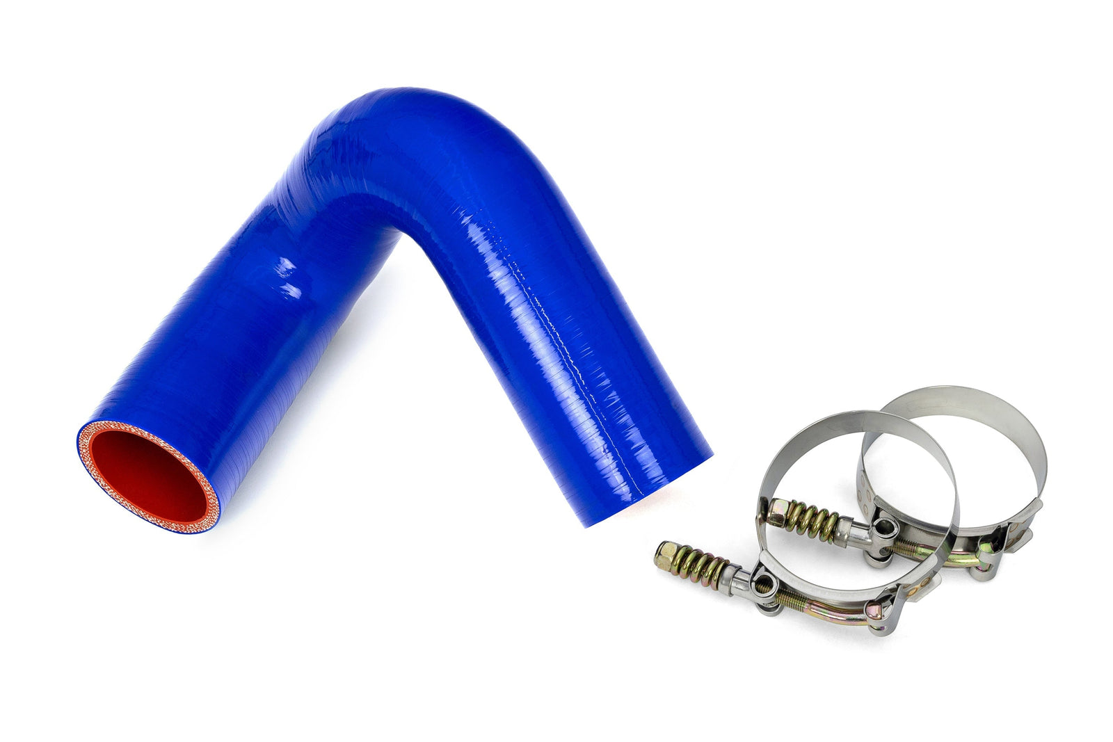 HPS Performance Blue 6-Ply Silicone Transmission Oil Cooler Hose Kit Replace OE# 22882156, 22891518