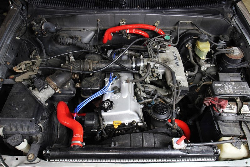 HPS Performance installation Silicone Radiator/Heater Coolant Hose Kit For 95-04 Toyota Tacoma 2.4L 4Cyl