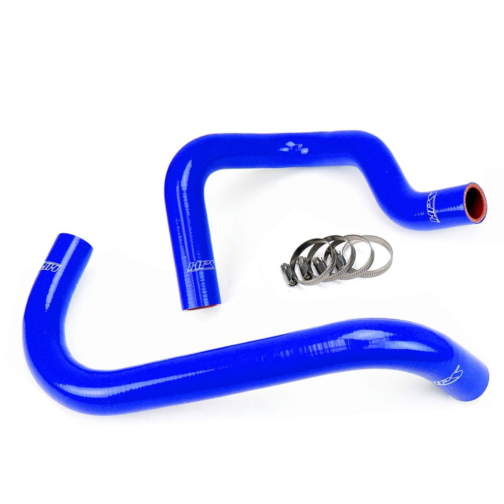 HPS Performance 57-1746R-BLUE Silicone Radiator Coolant Hose Kit For 95-04 Toyota Tacoma 2.4L 4Cyl