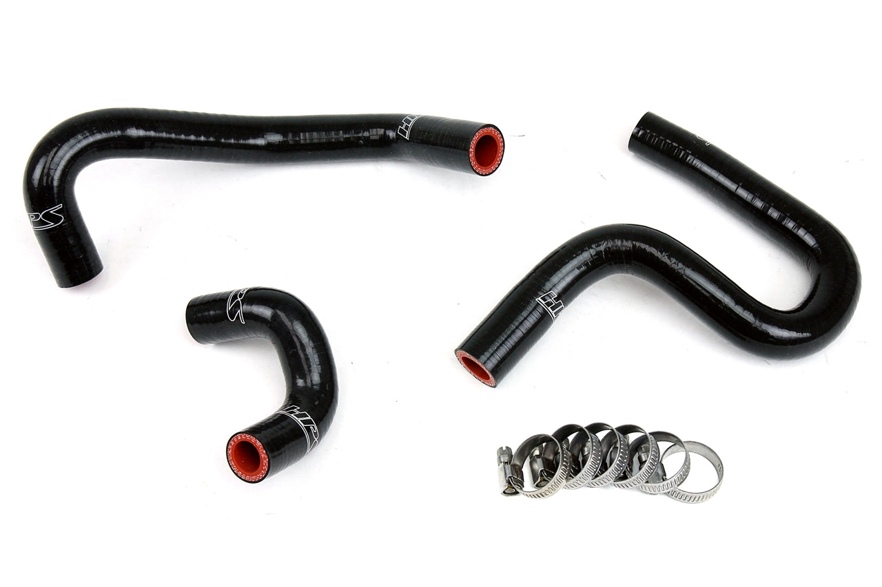 HPS Performance 57-1763-BLK Silicone Heater Coolant Hose Kit For Toyota 96-02 4Runner / 95-04 Tacoma 3.4 V6