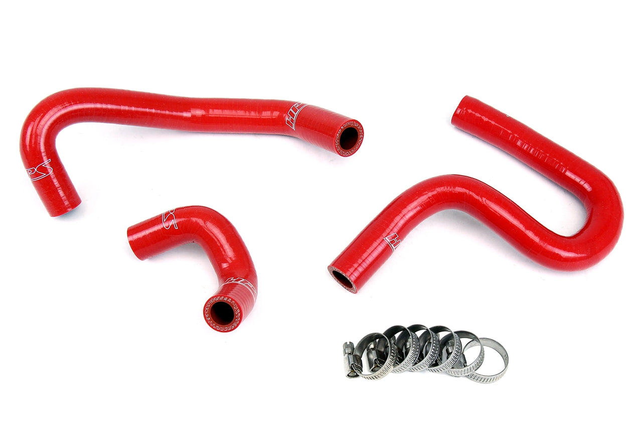 HPS Performance 57-1763-RED Silicone Heater Coolant Hose Kit For Toyota 96-02 4Runner / 95-04 Tacoma 3.4 V6