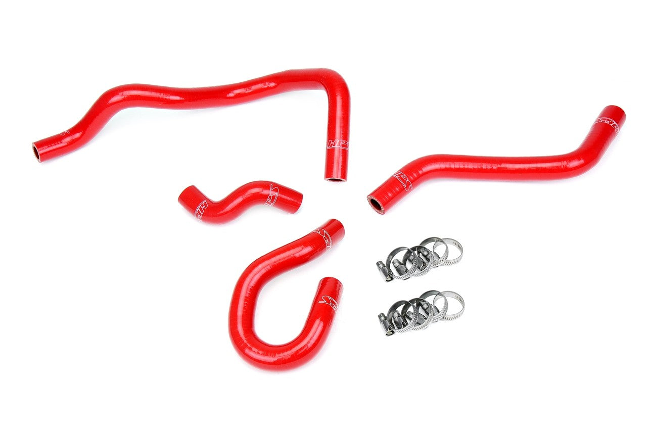 HPS Performance 57-1774-RED Silicone Heater Coolant Hose Kit For 96-00 Honda Civic EX HX 1.6L D16 SOHC