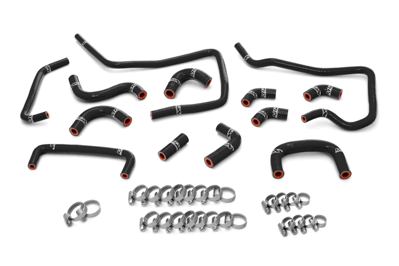 57-1807-BLK HPS Black Silicone Ancillary Coolant Hose Kit For 05 Subaru WRX & STI 2.0T 2.5T