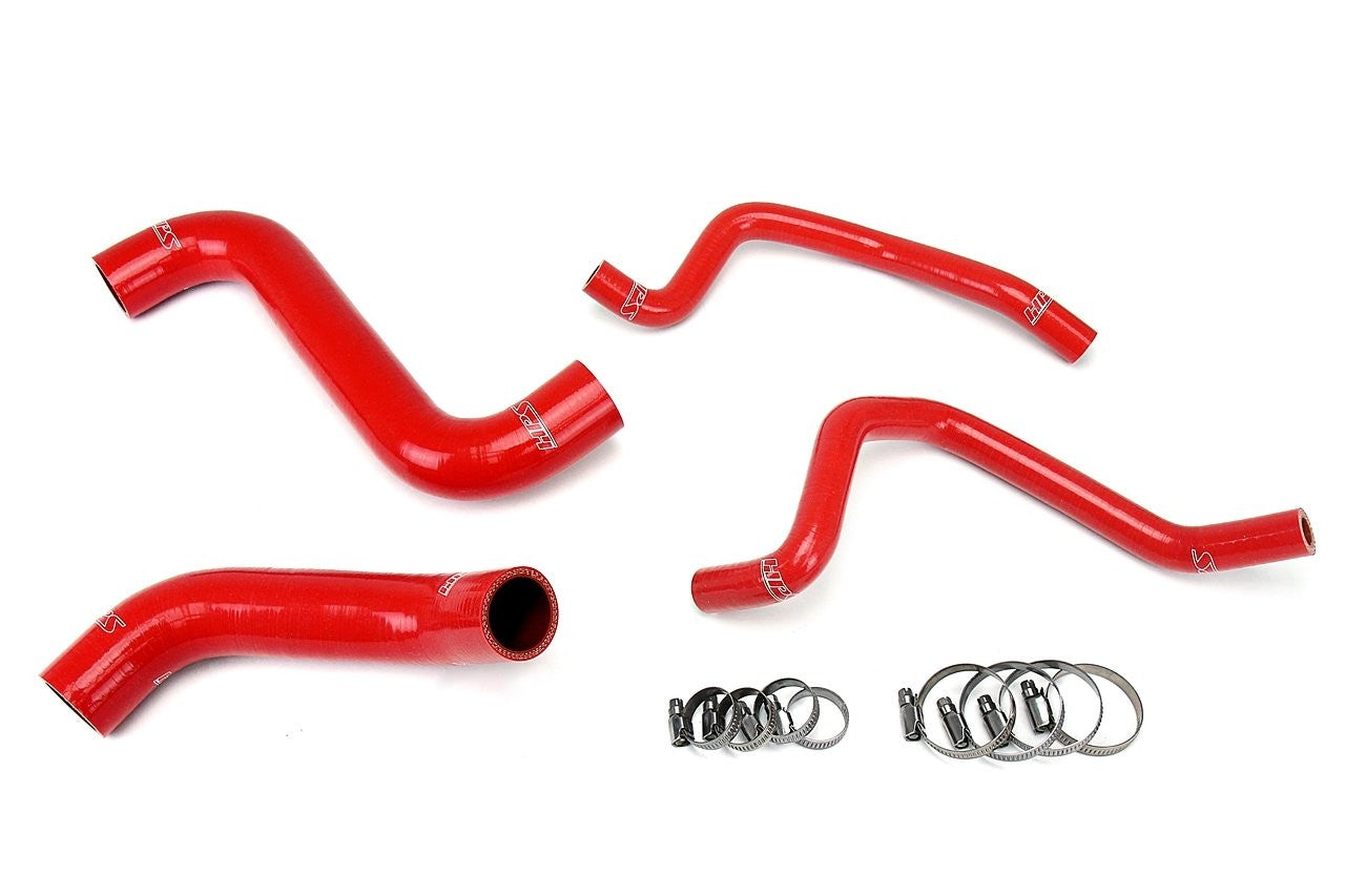 HPS Performance 57-1809-RED Silicone Radiator/Heater Coolant Hose Kit For 02-03 Subaru Impreza WRX 2.0L Turbo
