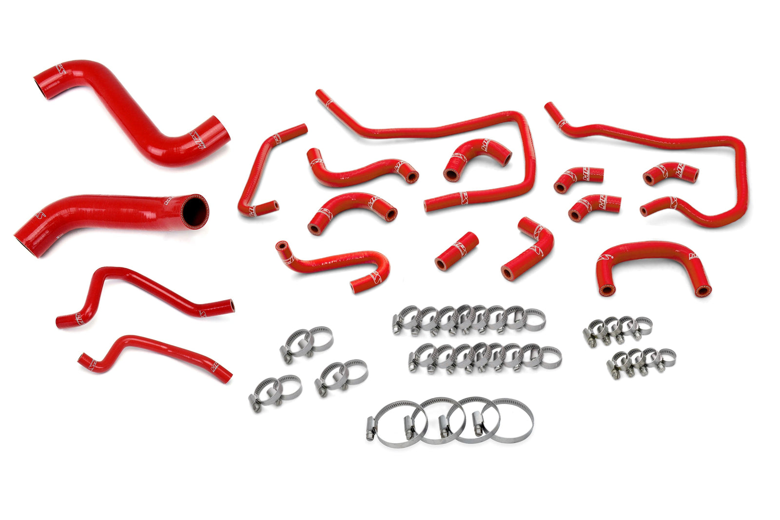 HPS Performance 57-1813-RED Silicone Radiator/Heater/Ancillary Coolant Hose Kit For 04 Subaru Impreza WRX 2.0L Turbo