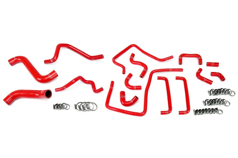 HPS Performance 57-1815-RED Silicone Radiator/Heater/Ancillary Coolant Hose Kit For 06-07 Subaru Impreza WRX/WRX STi 2.5L