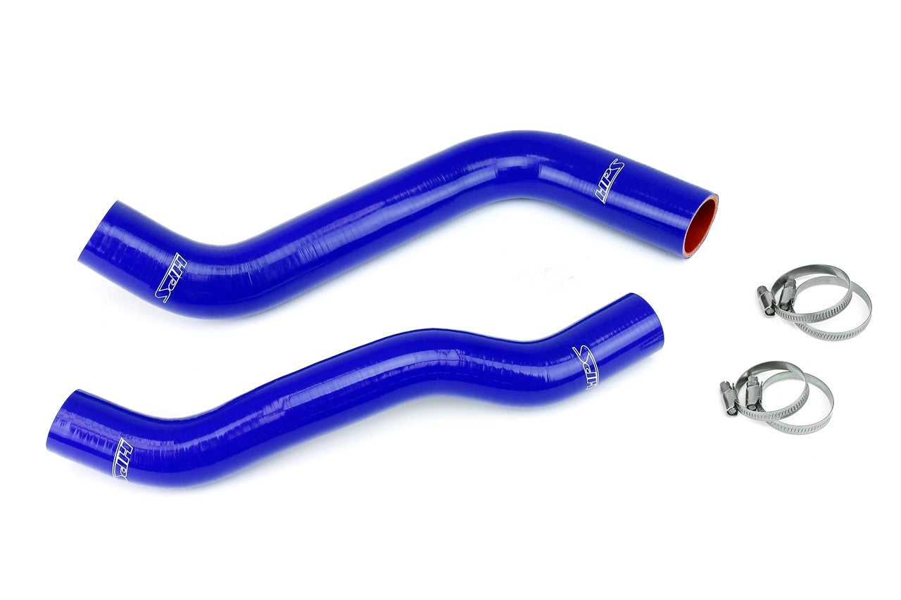HPS Performance 57-1835-BLUE Silicone Radiator Coolant Hose Kit For 06-10 Jeep Commander / Grand Cherokee 3.7L V6