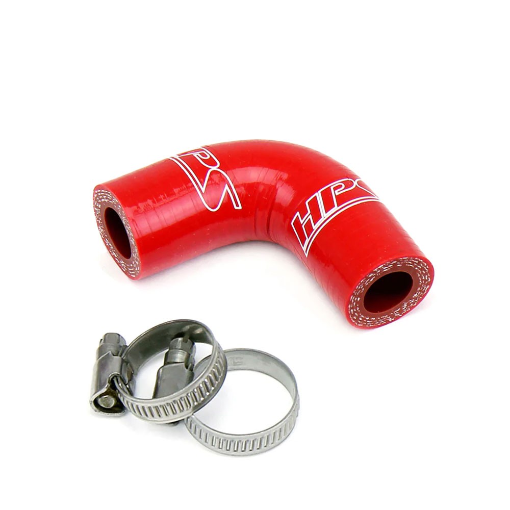 HPS Performance 57-1881-RED Silicone Oil Cooler Hose Kit (1PC) For 90-93 Dodge D250 W250 Cummins B-series I6 5.9L Diesel