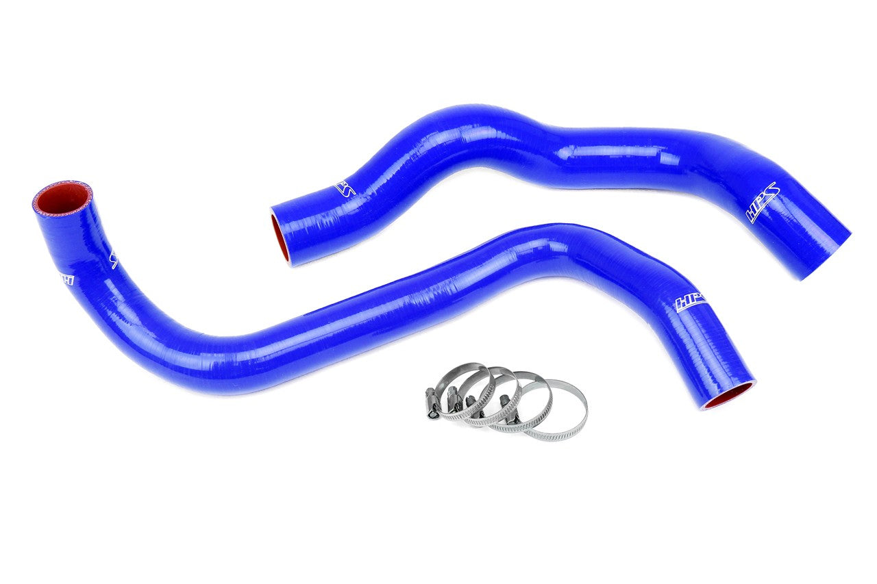 HPS Performance 57-1902-BLUE Silicone Radiator Coolant Hose Kit For 97-98 Ford Mustang 3.8L V6