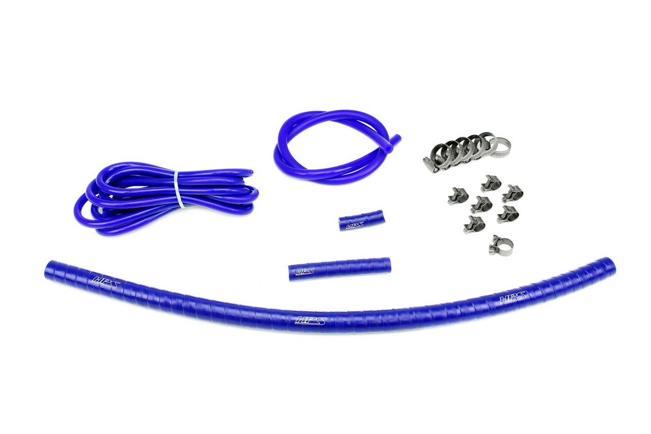 HPS Performance 57-2013-BLUE Silicone Vacuum and Breather Hose Kit for 93-98 Toyota Supra MK4 Non Turbo