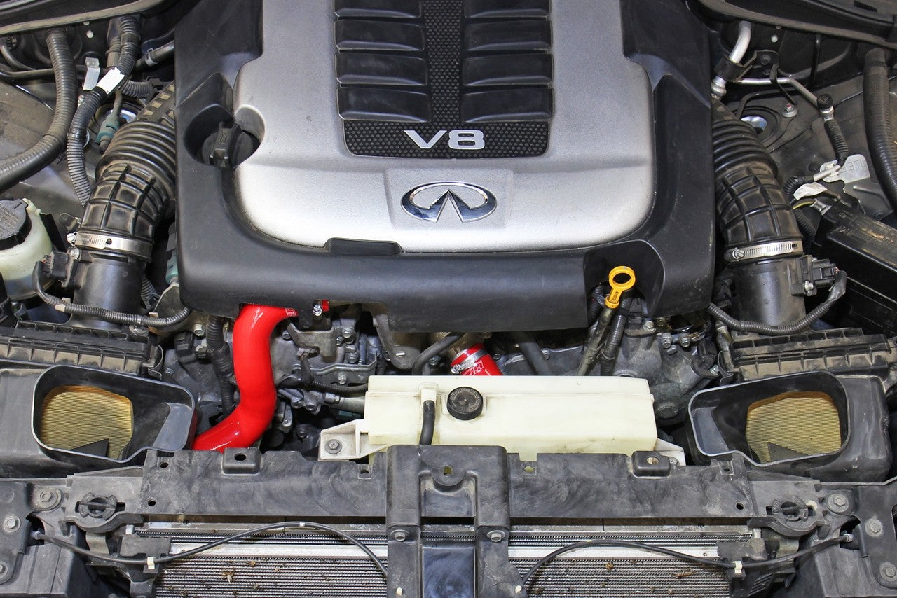 HPS Performance installation Silicone Lower & Upper Radiator Coolant Hose Kit For 11-13 Infiniti M56 / 14-19 Q70 5.6L V8