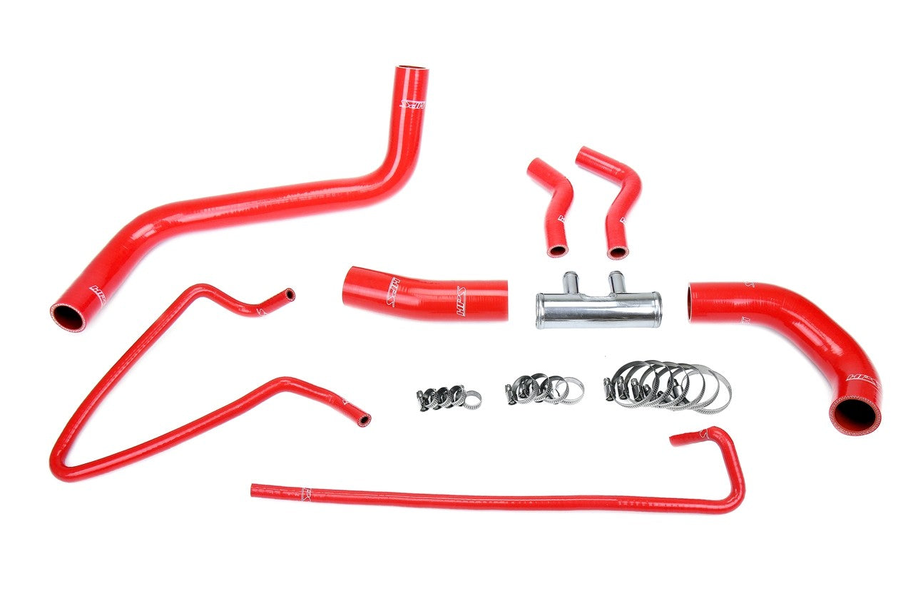 HPS Performance 57-2064-RED Silicone Radiator Coolant Hose Kit For 11-14 Ford F150 3.5L EcoBoost / 3.7L V6