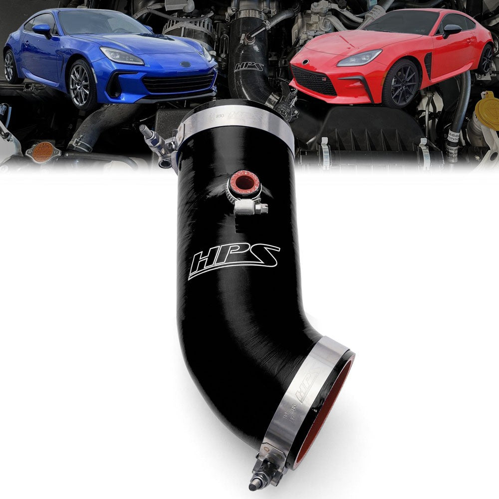 57-2122-BLK HPS Black Silicone Intake Hose Kit For Gen2 22+ Subaru BRZ ZD8/Toyota GR86 ZN8