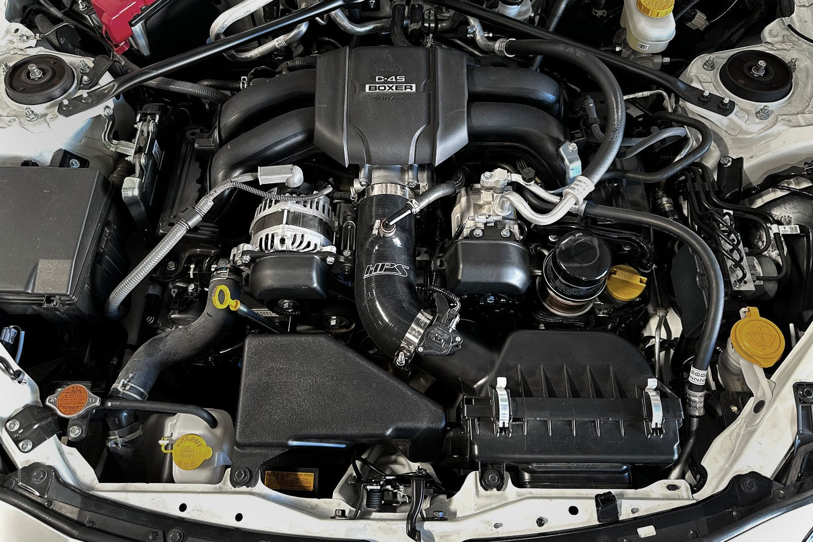 57-2122-BLK HPS Black Silicone Intake Hose Kit For Gen2 22+ Subaru BRZ ZD8/Toyota GR86 ZN8