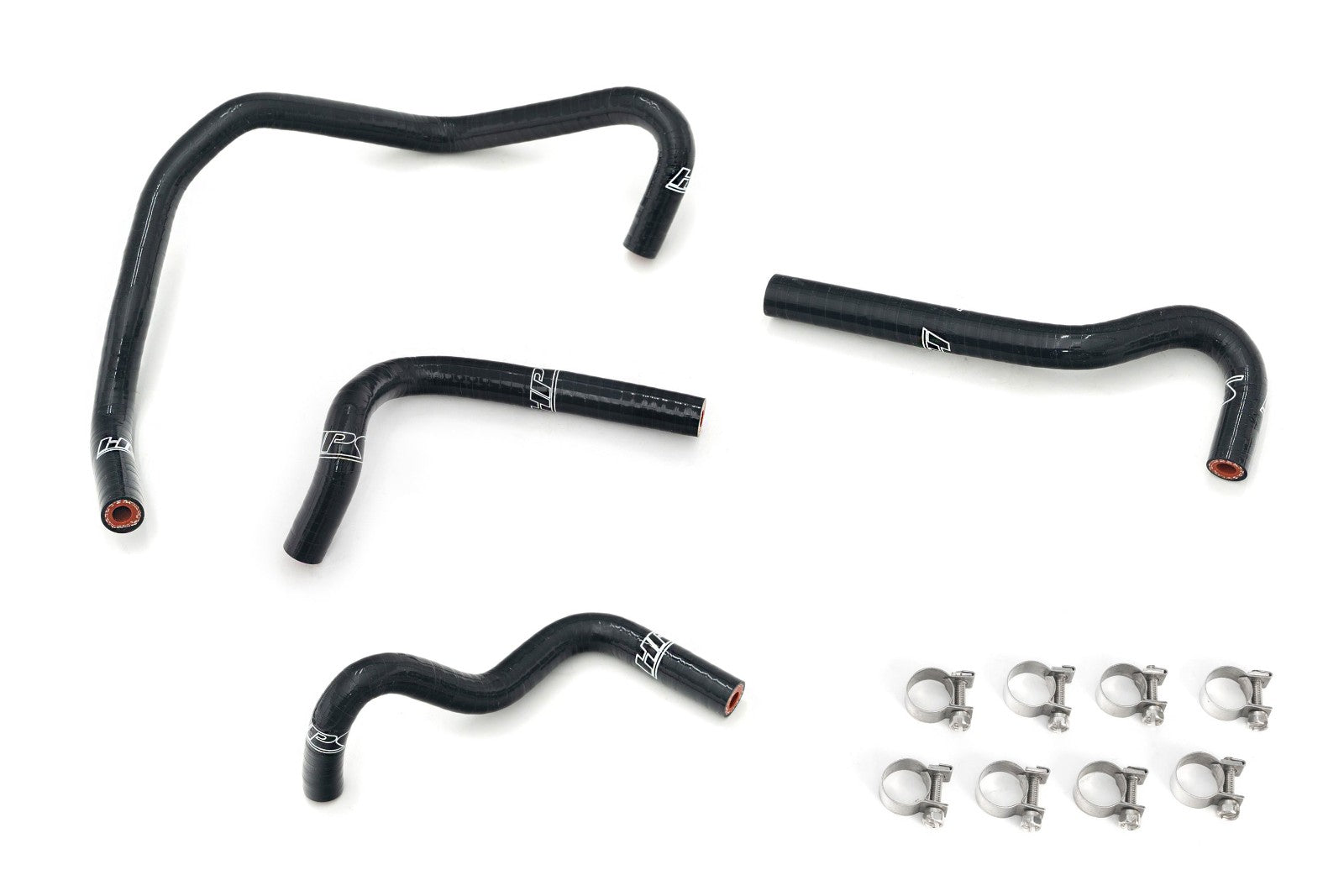 HPS Performance 57-2155-BLK Black Ancillary Coolant Hose Kit 90-93 Miata 1.6L NA6 57-2155-BLK