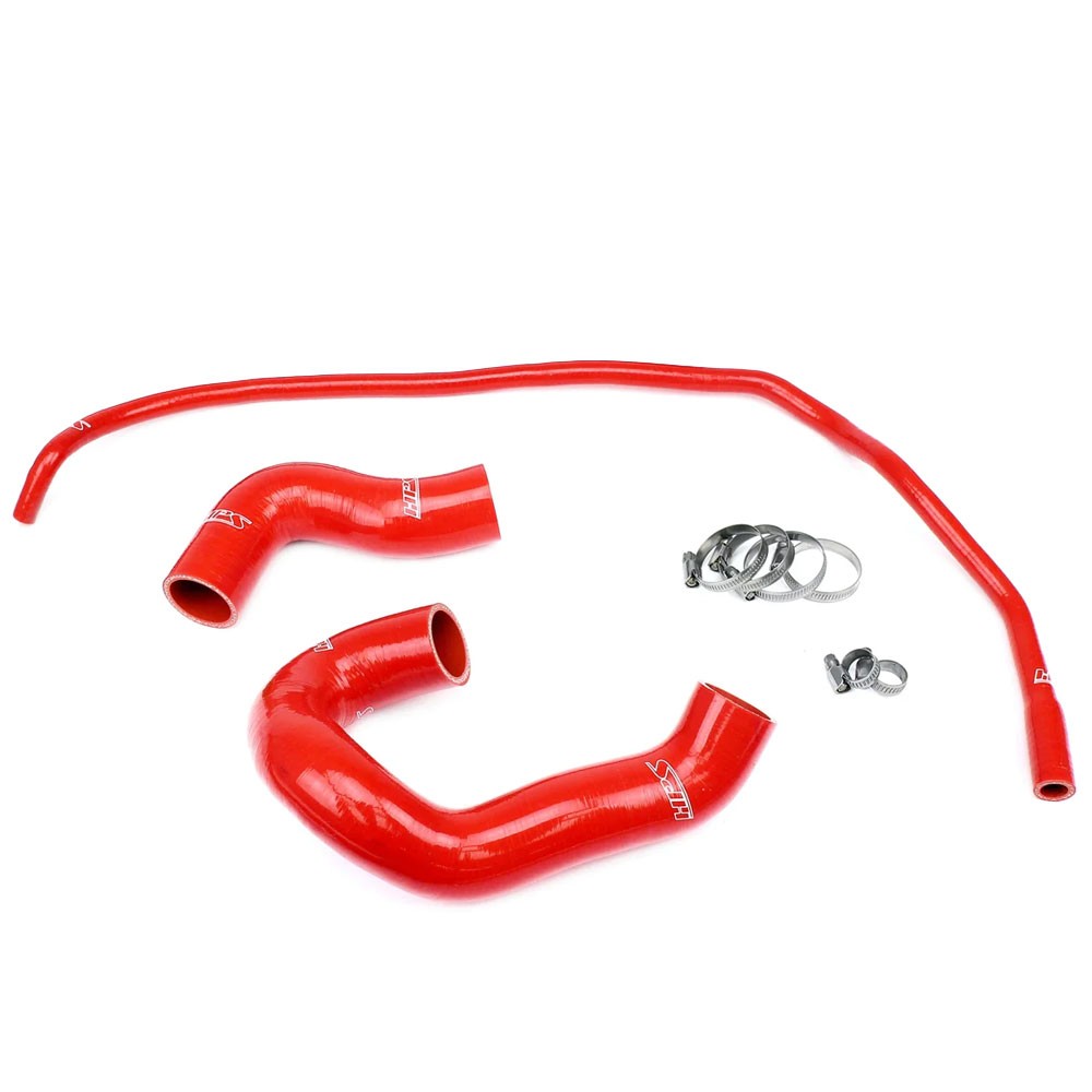 HPS Performance 57-2160-RED Silicone Radiator Coolant Hose Kit For 07-13 BMW 135i 335i 335is 3.0L Turbo
