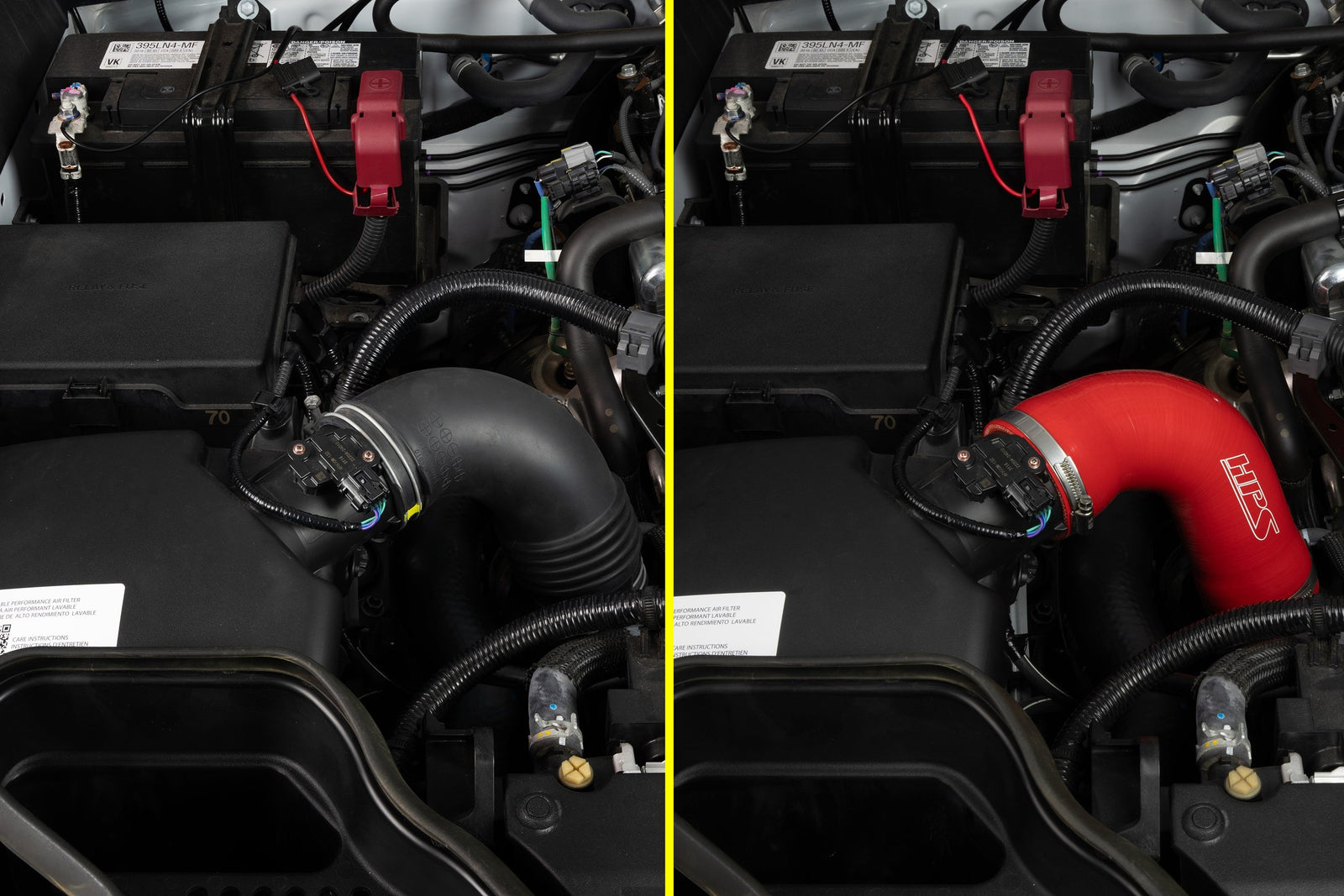 57-2207-RED HPS Red Post MAF Air Intake Hose For 25+ 4Runner/24+ Land Cruiser/Tacoma 2.4T