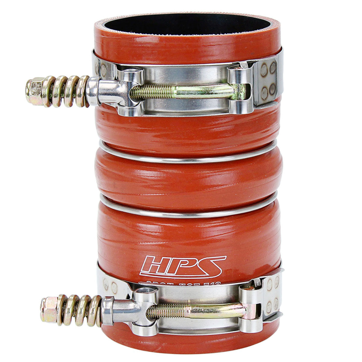 57-2239 HPS Orange Intercooler Boot Hose+Clamp For 03-07 Super Duty 6.0L Diesel 57-2239