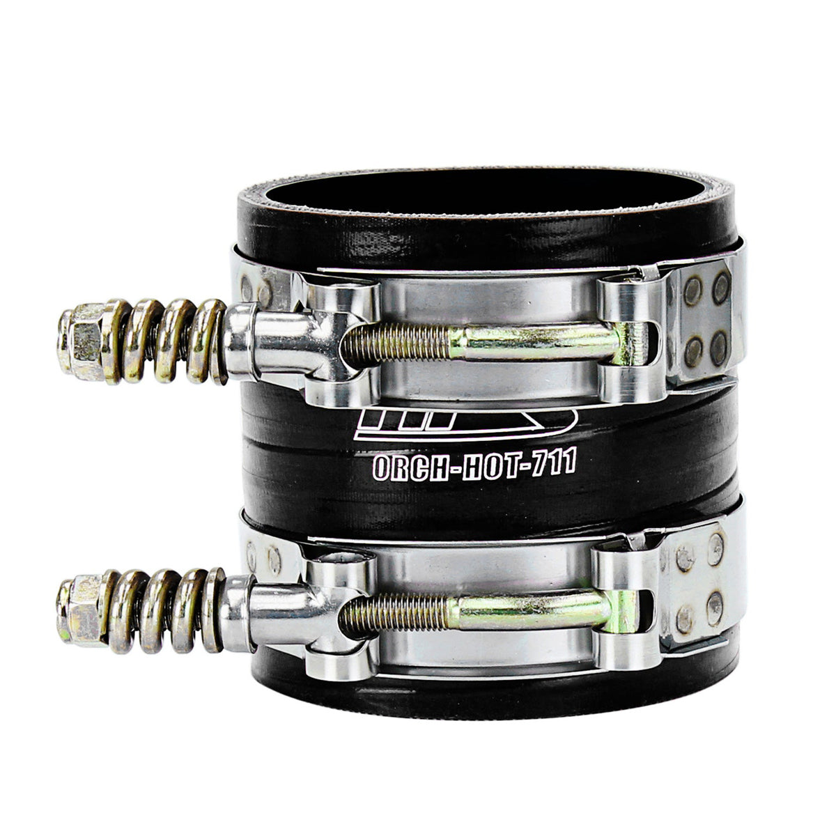 57-2240-BLK HPS Black Intercooler Boot Hose+Clamp For 03-07 SuperDuty 6.0 Diesel 57-2240-BLK