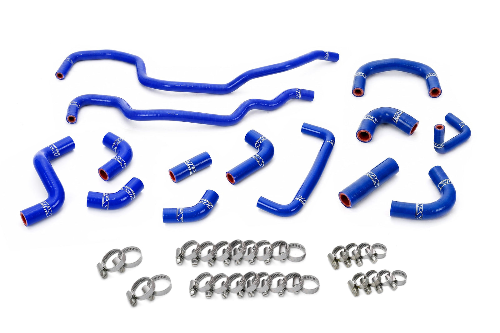 57-2256-BLUE HPS Blue Silicone Ancillary Coolant Hose Kit For 08-14 Subaru Impreza WRX STI