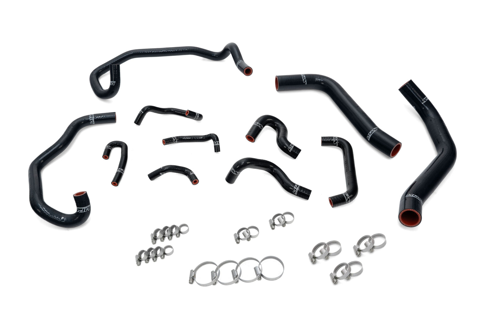 57-2280-BLK HPS Black Silicone Radiator+Heater+Ancillary Hose Kit For 05-15 Tacoma 4.0L V6