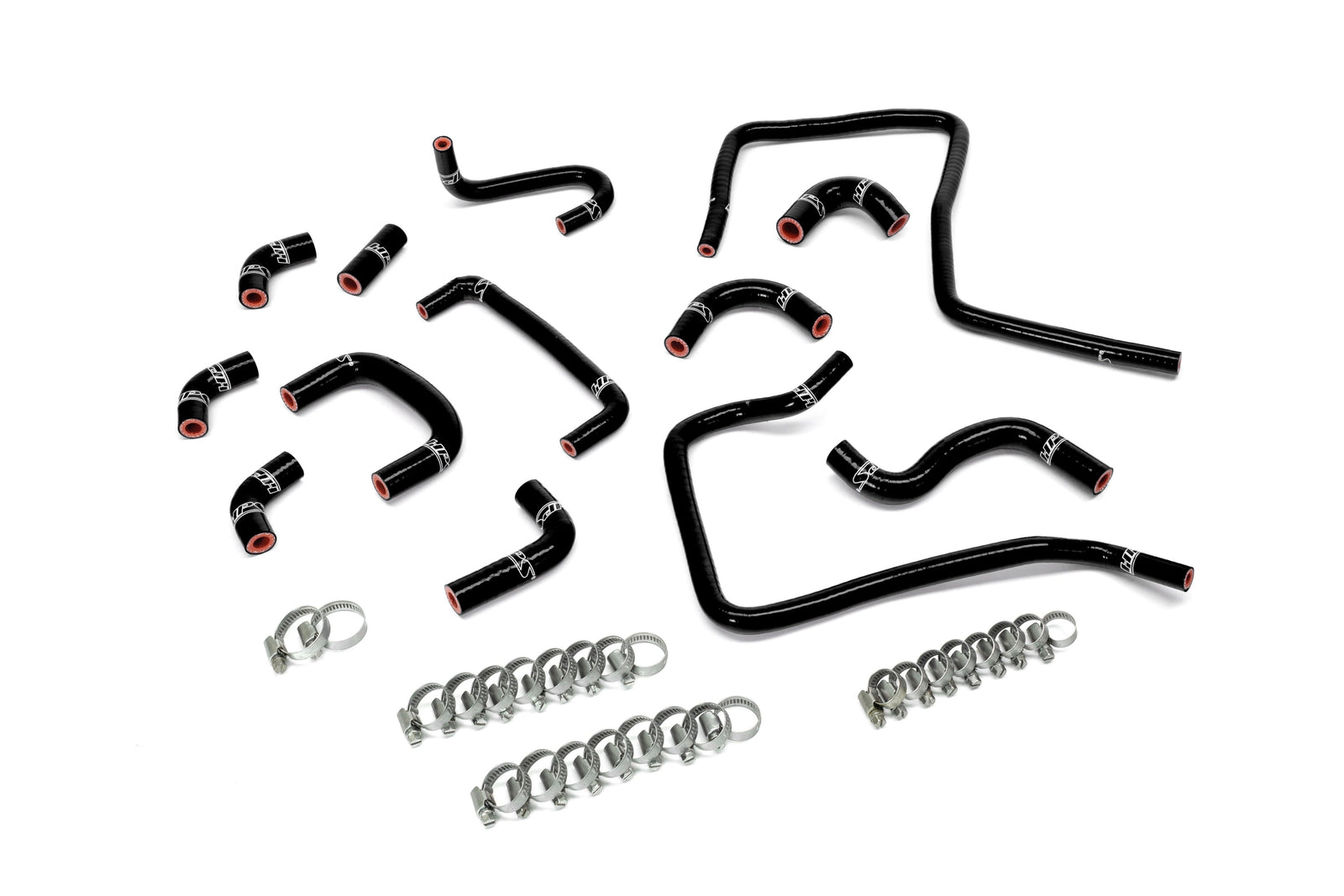 57-2303-BLK HPS Black Silicone Ancillary Coolant Hose Kit For 04 Impreza WRX STI 2.5L Turbo