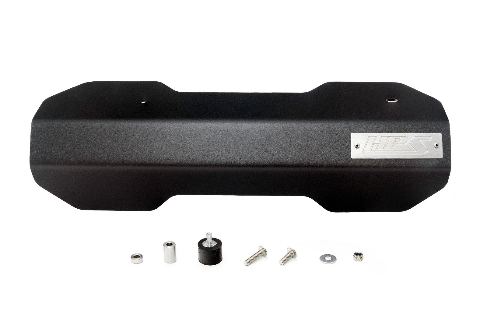 HPS Black 1/8” Aluminum Engine Belt Cover For 13-19 Subaru Legacy Outback 2.5L