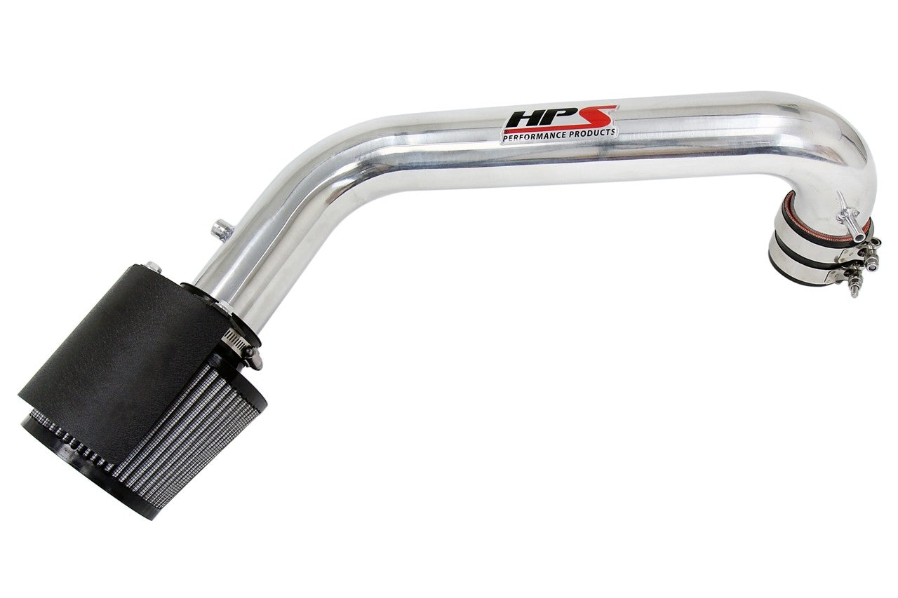 HPS Shortram Air Intake Heat Shield Kit for 96-00 Honda Civic CX DX LX SKU 827-408P, polished product view