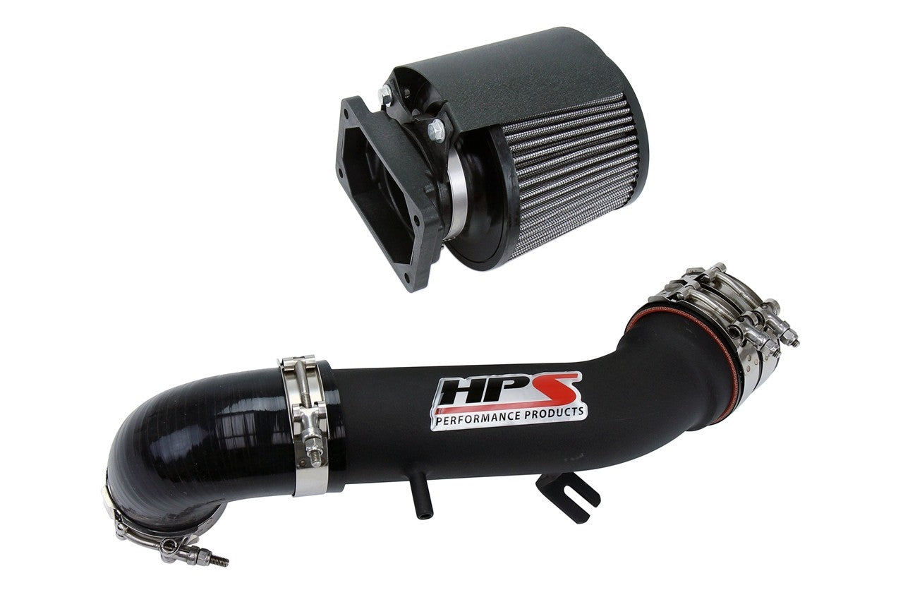 HPS Shortram Air Intake Heat Shield Kit for 00-05 Eclipse 3.0L V6 / 99-03 Galant / 01-03 Stratus R/T / Sebring SKU 827-423WB, wrinkle black product view