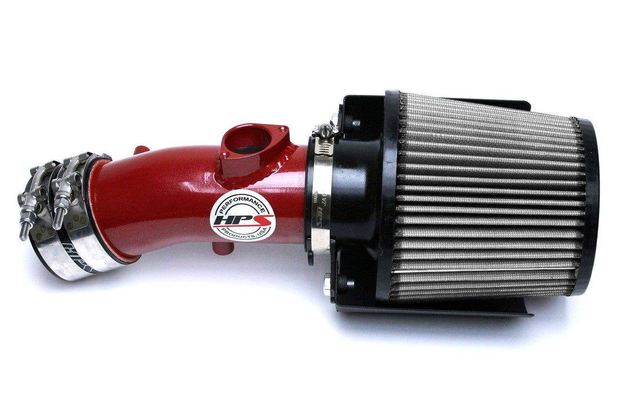 HPS Shortram Air Intake Heat Shield Kit for 12-13 Mazda Mazda3 2.0L Skyactiv SKU 827-531R, red product view