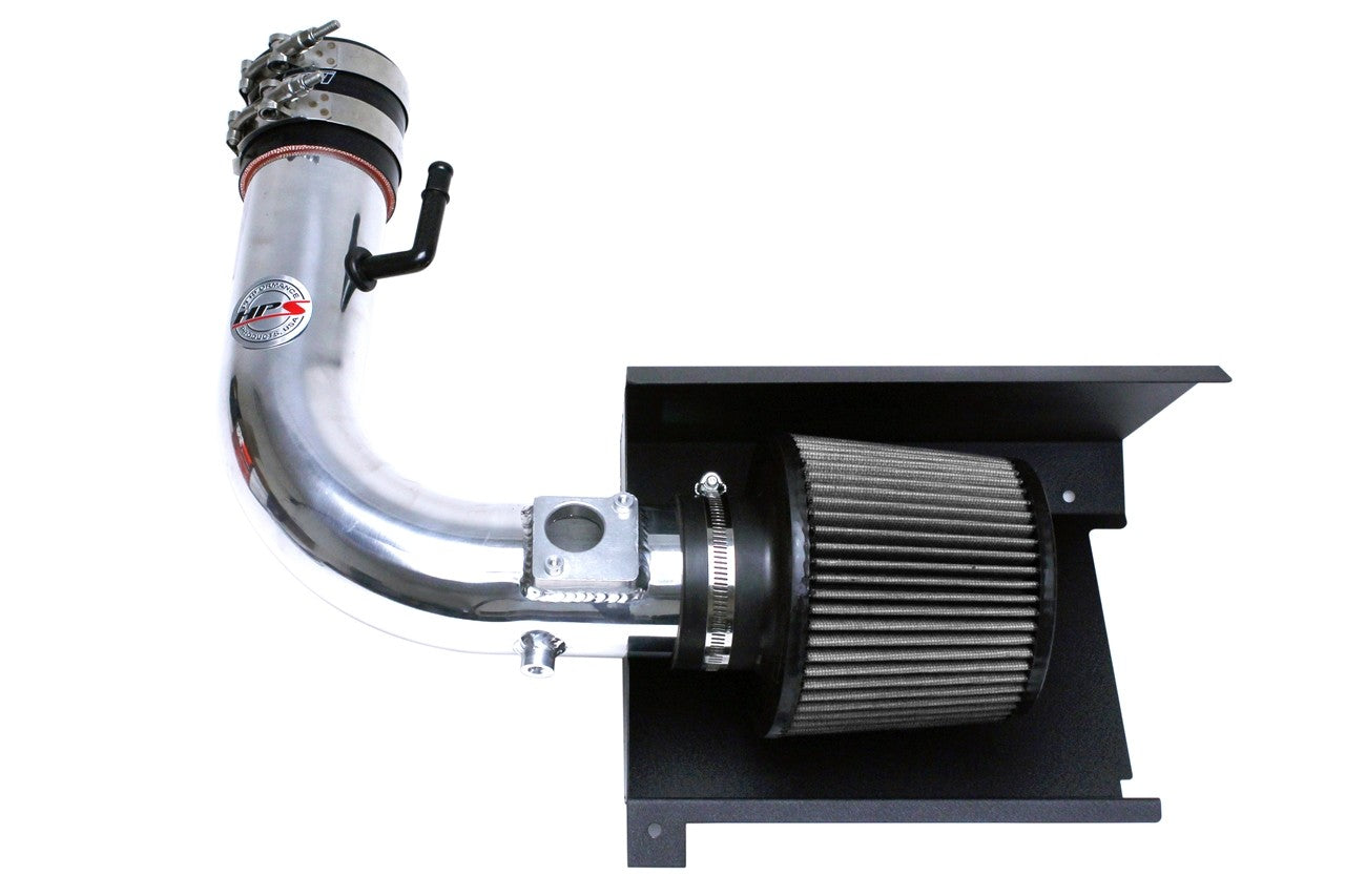 HPS Shortram Air Intake Heat Shield Kit for 13-20 Gen1 Scion FR-S / Subaru BRZ / Toyota 86 SKU 827-548P, polished product view