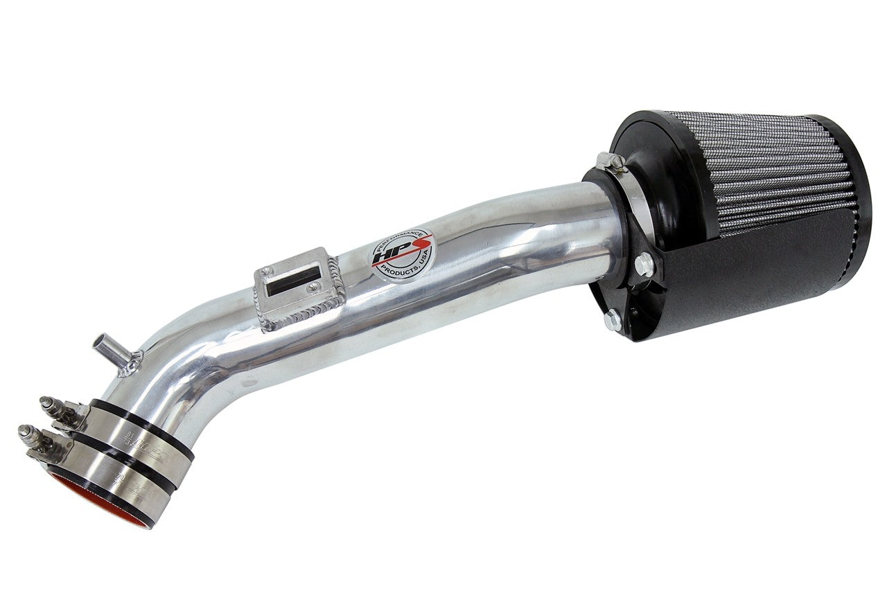 HPS Shortram Air Intake Heat Shield Kit for 13-17 Honda Accord 2.4L SKU 827-555P, polished product view